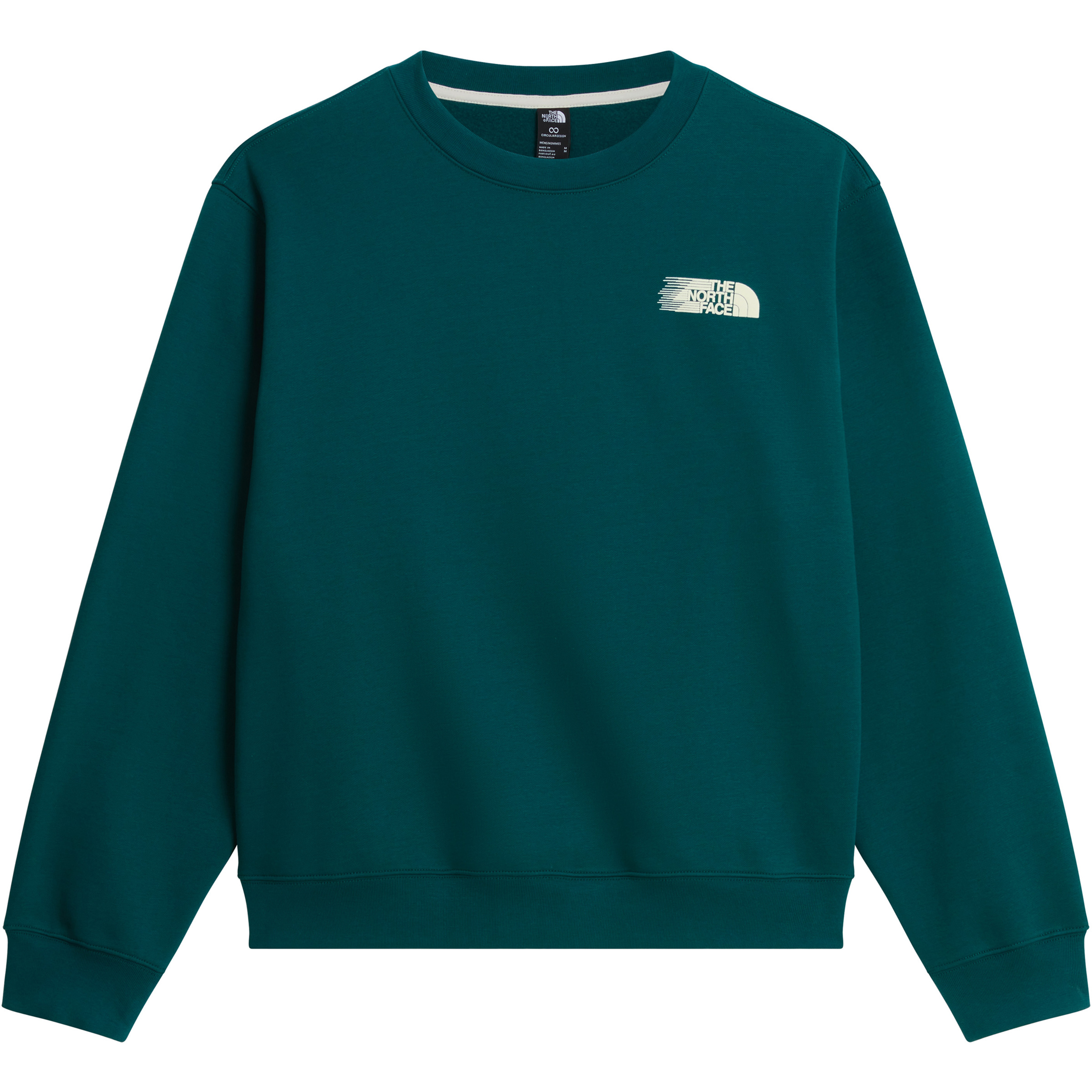 The North Face Retro Trail Relaxed Crew Graphic Herren Pullover tuerkis Größe M Lifestyle Atmungsaktiv