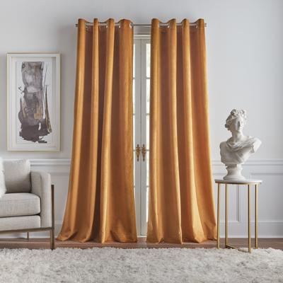 Karl Lagerfeld PARIS Velvet Curtain Panel Pair