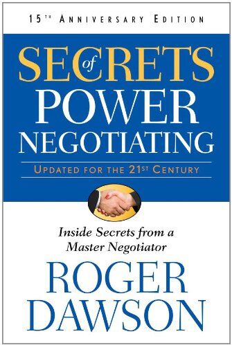 Roger Dawson - Secrets of Power Negotiating: Inside Secrets from a Master Negotiator - Preis vom 09.10.2026 07:28:09 h