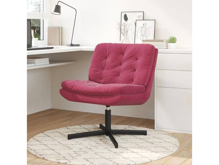Moderne Fauteuil relaxant - Fauteuil individuel relax pivotant Rouge bordeaux 63 x 75 x 76 cm@FR(8599185)