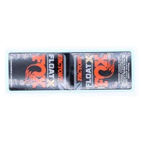 Fox Decal: 2022 F-S, FLOAT X, Resy, Orange, Short, (37.5-45mm) SH (024-13-189)