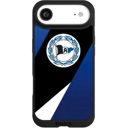 Nivocase Handyhülle für Apple iPhone Air Hülle NIVOpure Case Schwarz Arminia Bielefeld DSC Offizielles (Apple iPhone Air), Smartphone Hülle, Schwarz
