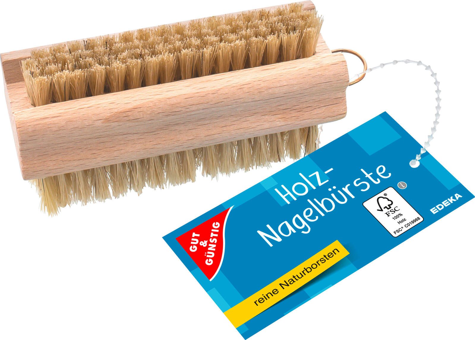 GUT&GÜNSTIG Nagelbürste braun Holz 3070702007