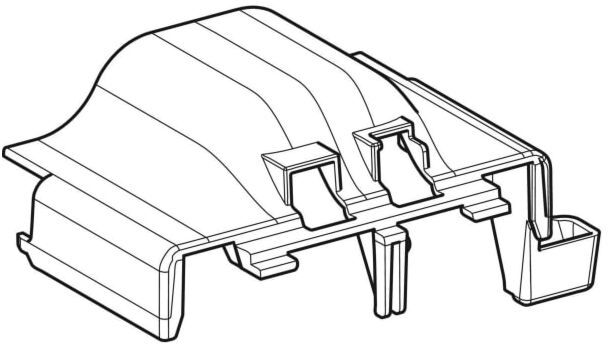 Geberit Abdeckung für Lagerbock 244951001