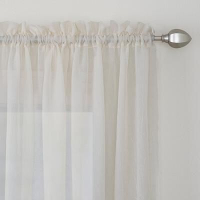 Miller Curtains Preston 95-inch Rod Pocket Sheer Curtain Panel