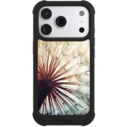 Nivocase Hülle für Apple iPhone 18 Pro Stossfeste Handyhülle NIVOmax Case Schwarz Blumen Fotografie (Apple iPhone 18 Pro), Smartphone Hülle, Schwarz