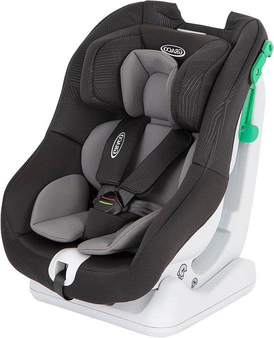 Autositz - Babysitz - Sichere Fahrt - Längerer Einsatz in Fahrtrichtung entgegen der Fahrtrichtung - 40-105 cm - Schwarz