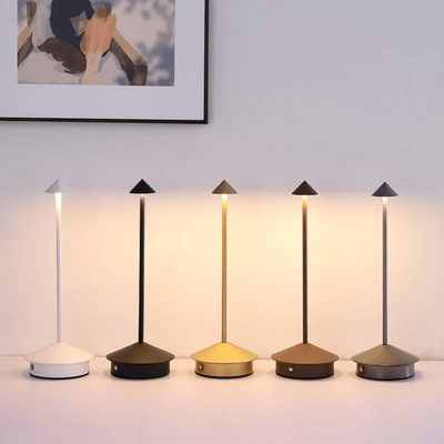 Inspire Essentials Rechargeable LED Table Lamp With Touch Sensor And Dimming Control white