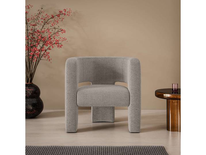 Sessel Ohrensessel SELMIA Moderner Lounge-Sessel Einzelsitz, B/T/H 73/62/76cm , grau (taupe), B:73cm H:76cm T:62cm, 100% Polyester, LEGER HOME BY LENA GERCKE, Sessel, Sessel, Relaxsessel/Lehnstuhl, erhältlich in trendigen Stoff- und Farboptionen