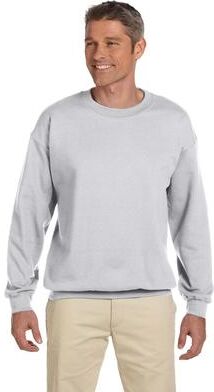 Jerzees 4662 Super Sweats NuBlend Crewneck Sweatshirt in Ash size 3XL 4662M, 4662MR