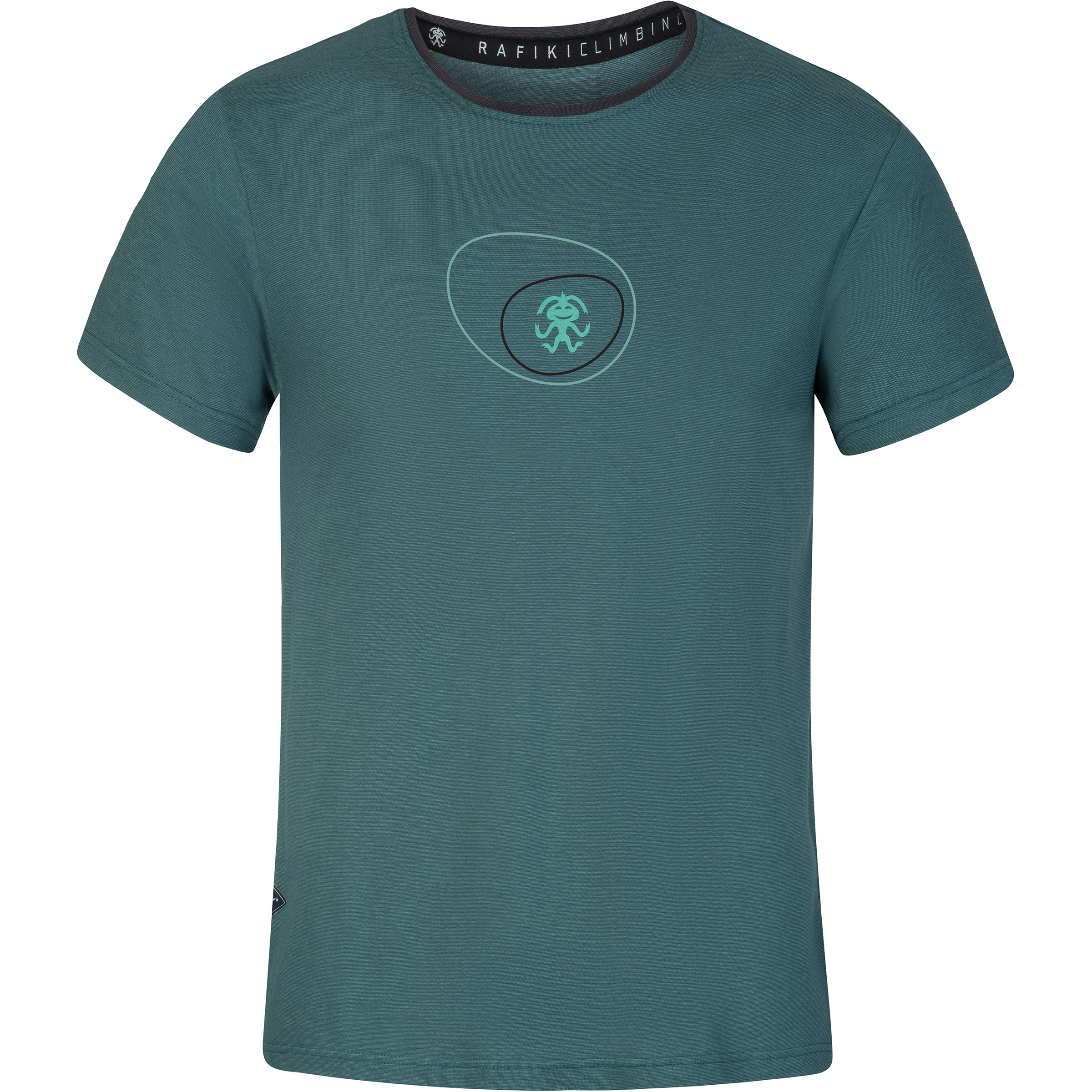 Rafiki Zone Herren T-Shirts tuerkis Größe L Bouldern | Sportklettern | Lifestyle Hautfreundlich