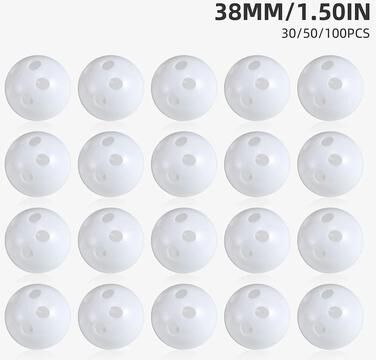 Inspired Living SilentJoy Pet Squeaker Balls & DIY Rattle Bell Beads For Plush Toys, Baby Crafts & Dog Toy Repair rattle Ball 38mm 30pcs