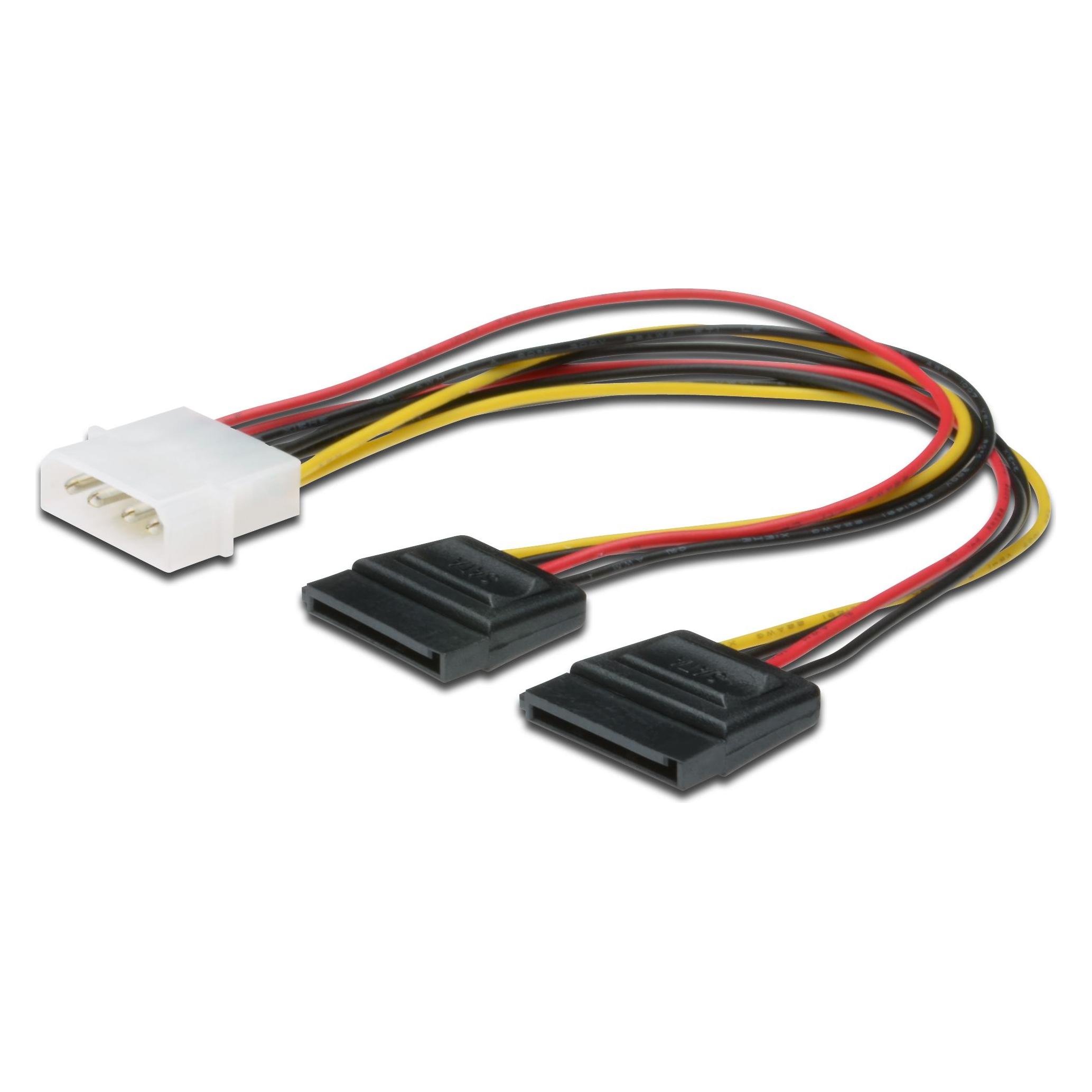 Digitus Internes Y-Stromkabel (20 cm, P-ATA) (AK-430400-002-S)