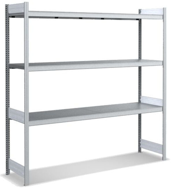 Grundfeld Set / 350kg 1999x2066x524 Tablette 3 niveaux galvanisée de Bito (C1255-0019)