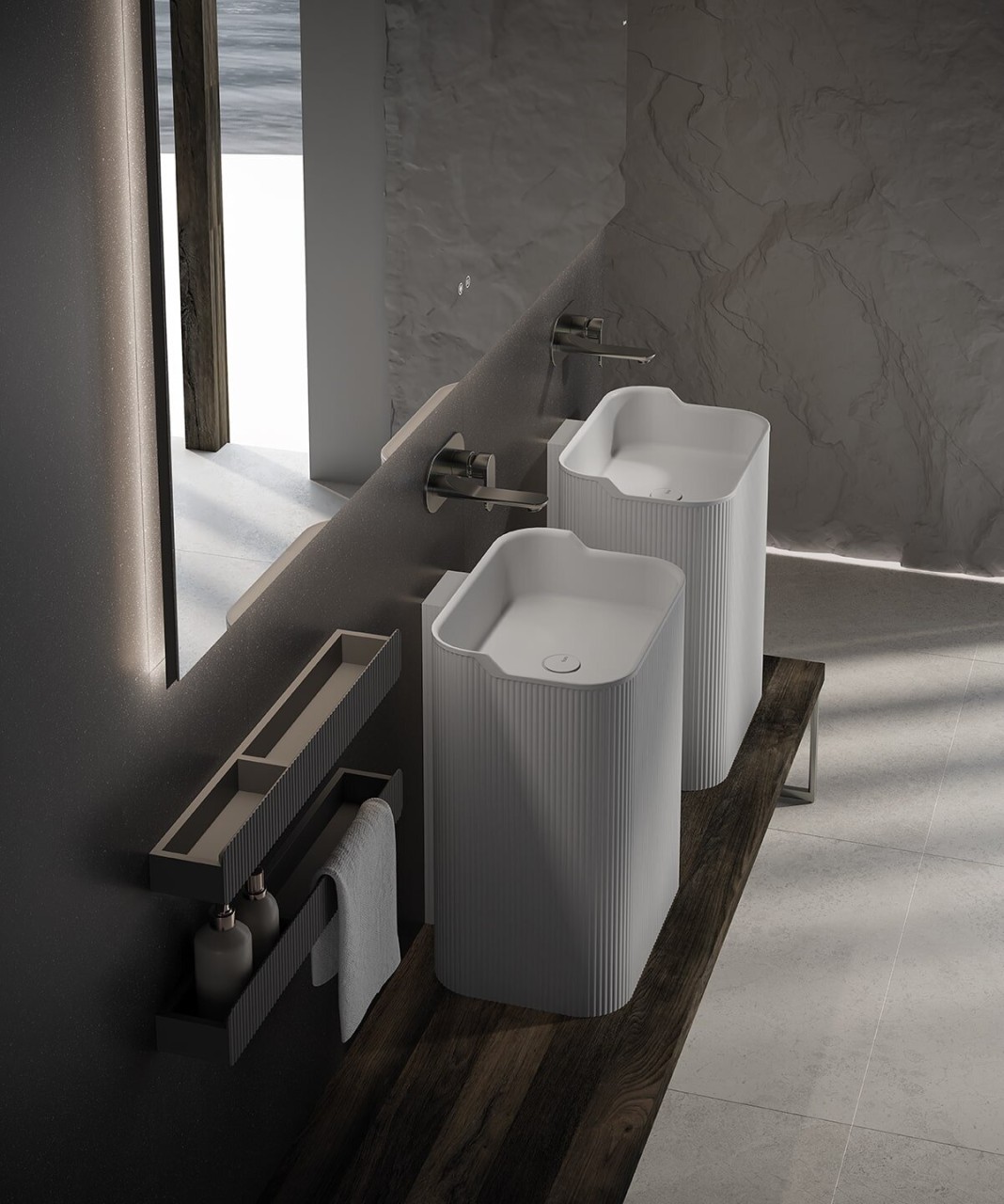 Fiora Möbel 1 Schublade Icon Pizarra rechts 655x506x342 IPMES50D