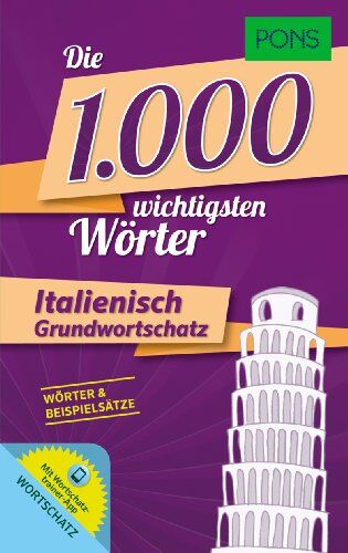 PONS Die 1000 wichtigsten Wörter Italienisch: Grundwortschatz - Preis vom 11.10.2026 03:10:56 h