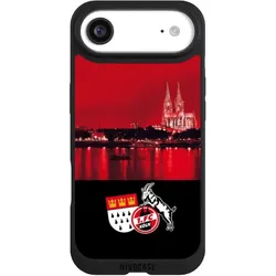 Nivocase Handyhülle für Apple iPhone Air Hülle NIVOpure Case Schwarz 1. FC Köln Offizielles Lizenzprodukt (Apple iPhone Air), Smartphone Hülle, Schwarz