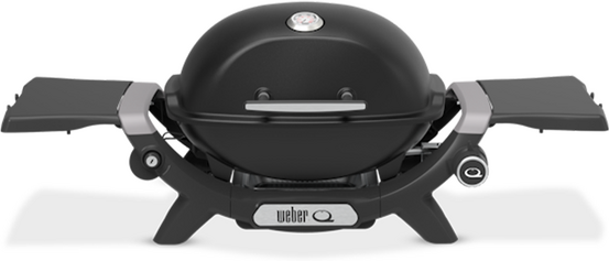 Weber Q1200N - Barbecue a gas portatile con ripiani laterali