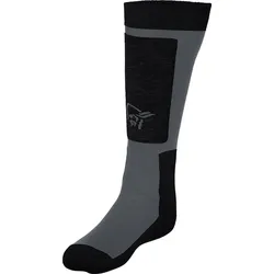 NORRONA LOFOTEN MID MERINOULL LONG Socken 2027 caviar black/iron gate - 40-42