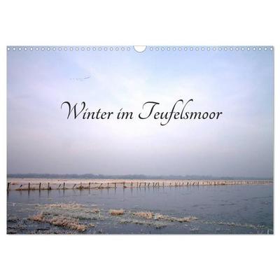 Winter im Teufelsmoor (Wandkalender 2027 DIN A3 quer), CALVENDO Monatskalender