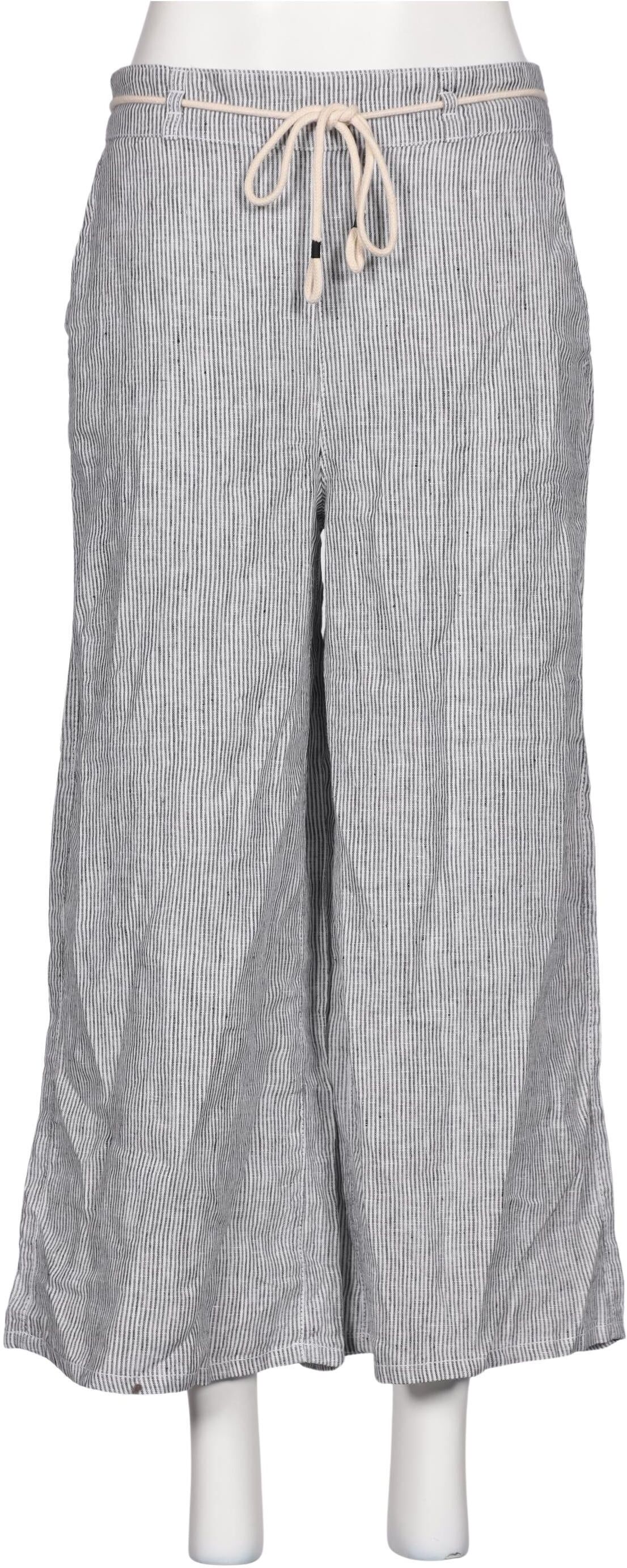 Tahari Arthur S. Levine Damen Stoffhose, Grau, Gr. M, Leinen - Second Hand