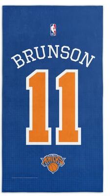 NBA New York Knicks Jalen Brunson Beach Towel