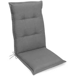 Hochlehner-Auflage Florence 118 x 50 cm Polyester Grau