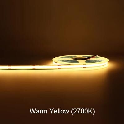 Inspired Finds Flexible COB LED Strip Light 12V 24V High Brightness Dotless Tape Lighting For Home, Auto, And DIY Decor 3m 12v 3mm 384leds 2700k