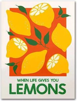 Inspire Select Pink Strawberry Lemon Cocktail Canvas Poster Retro Kitchen & Bar Wall Art 61607 04 19.7 X 27.6 In no Frame