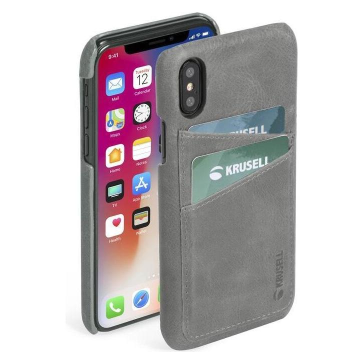 Krusell Sunne Cover Apple iPhone XS Max vintage gray (Apple iPhone XS Max) (61582)