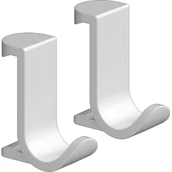 hansgrohe WallStoris Handtuchhaken breit, 27914700, Farbe: weiss matt