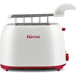 Girmi Toaster TP10, Toaster, Rot, Weiss
