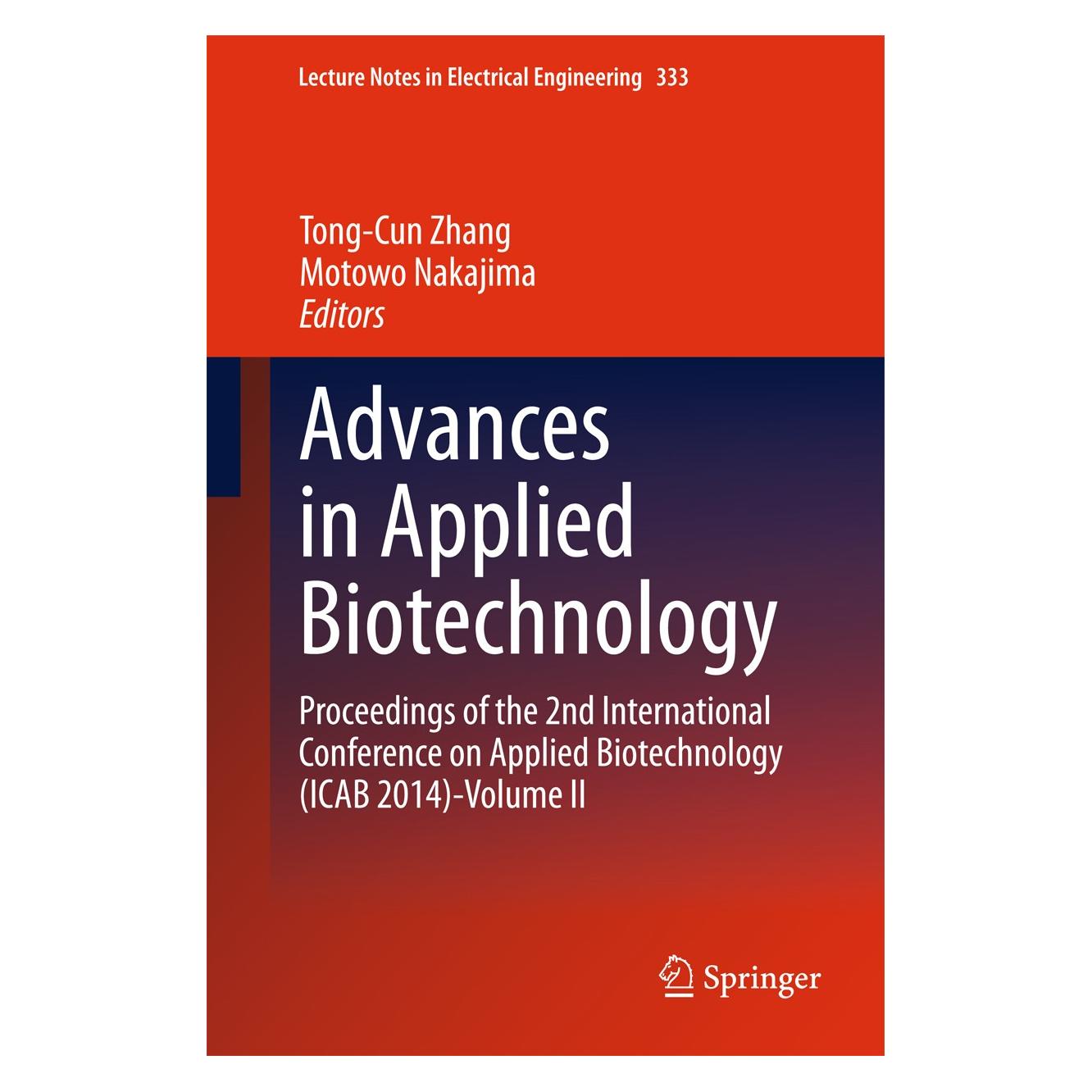 Springer Advances in Applied Biotechnology (Englisch, Hardcover, Motowo Nakajima, Tong-Cun Zhang) (9783662463178)