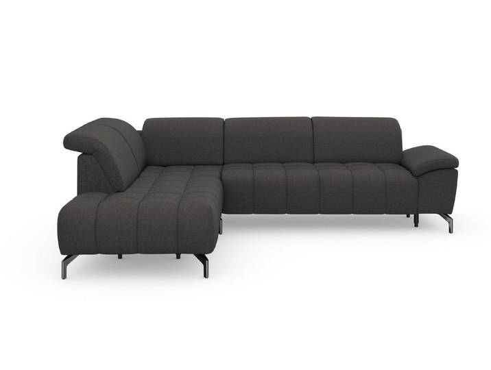 sit&more Ecksofa Cool L-Form, wahlweise mit Kopfteilverstellung und Vorziehsitz motorisch