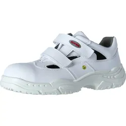 Sicherheitssandale S1 "EASY LOW" ESD WHITE - 42 - Weiß
