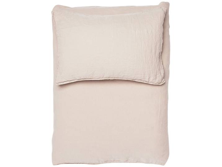 Lavie Oberleintuch Linus taupe Leinen 170 x 270 cm