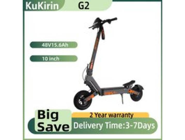 KUKIRIN G2 Elektrische Scooter voor Volwassenen 48V 15.6Ah Opvouwbaar Premium Model 10-Inch Banden Stads Elektrische Scooter