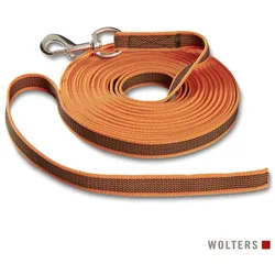 Wolters Avanti - Gummierte Schleppleine ohne Handschlaufe - orange - 8 m