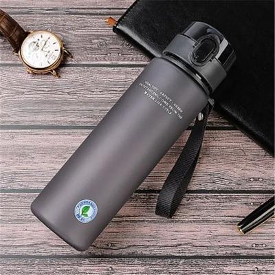 Uplifted Finds Premium BPA Free Leak Proof Sports Water Bottle grey 400 Ml