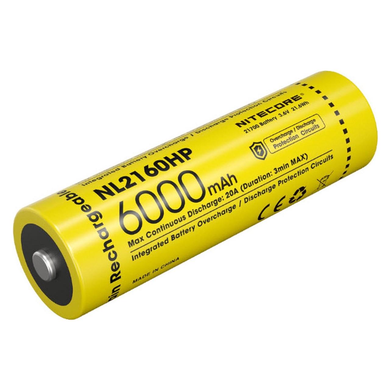 Nitecore NL2160HP (1 Stk., 21700, 6000 mAh) (NITNL2160HP)