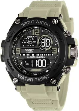 Perfect Picks Market Luxury Digital Sports Watch For Men With LED Display, Stopwatch, Calendar & Waterproof Design kahaki a