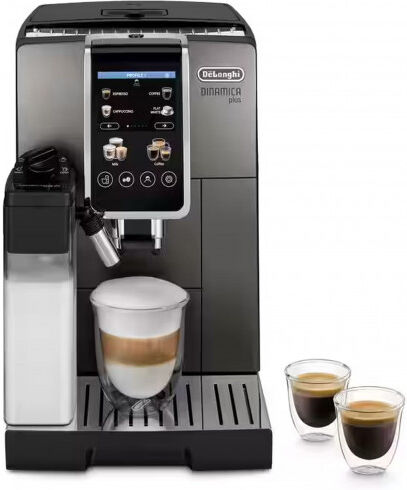 DeLonghi Machines a café - Machine a café automatique Dinamica Plus, argent ECAM380.85.SB