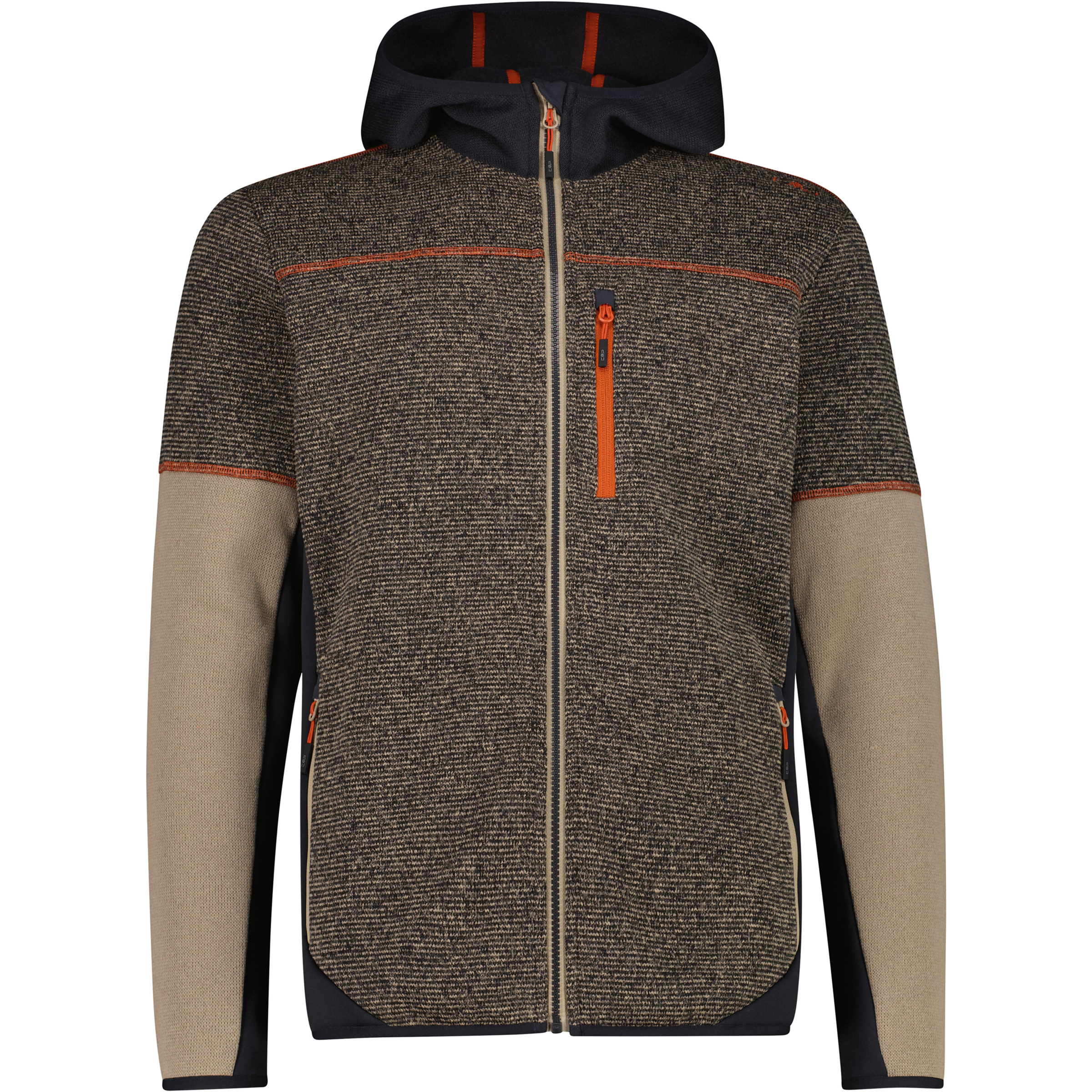 CMP Herren Fleecejacke braun Größe S Trekking Schnell trocknend
