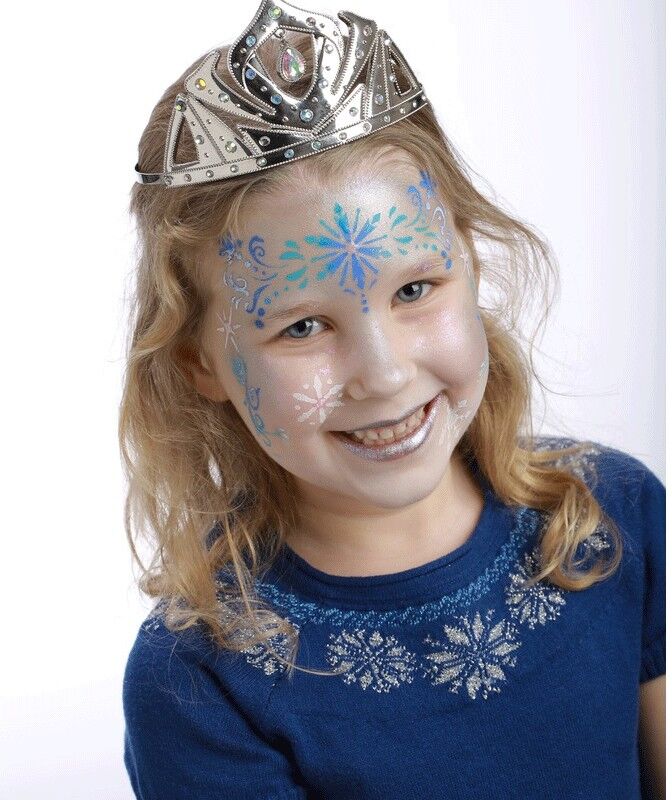 Grim'Tout GRIM TOUT Pochoir de maquillage Reine des Neiges