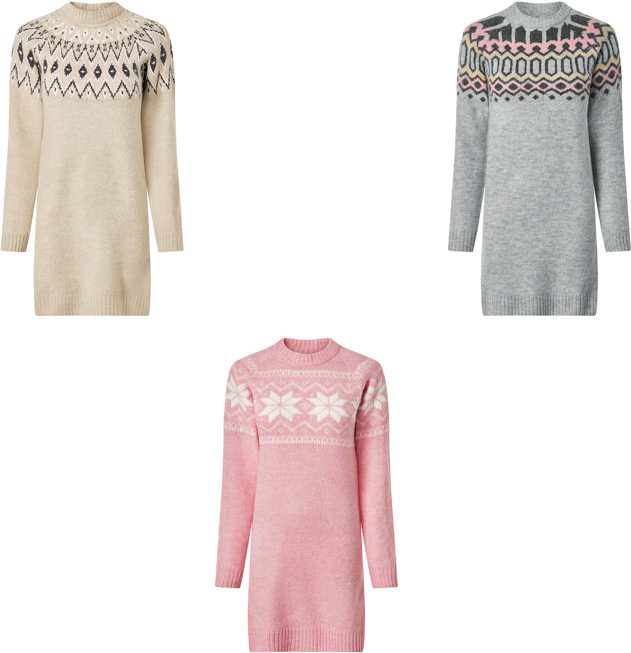 ESMARA® Damen Strickkleid