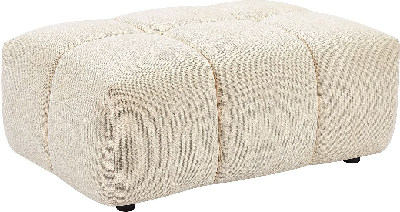 Vente-unique Hocker - Strukturstoff - Beige - APOLIU