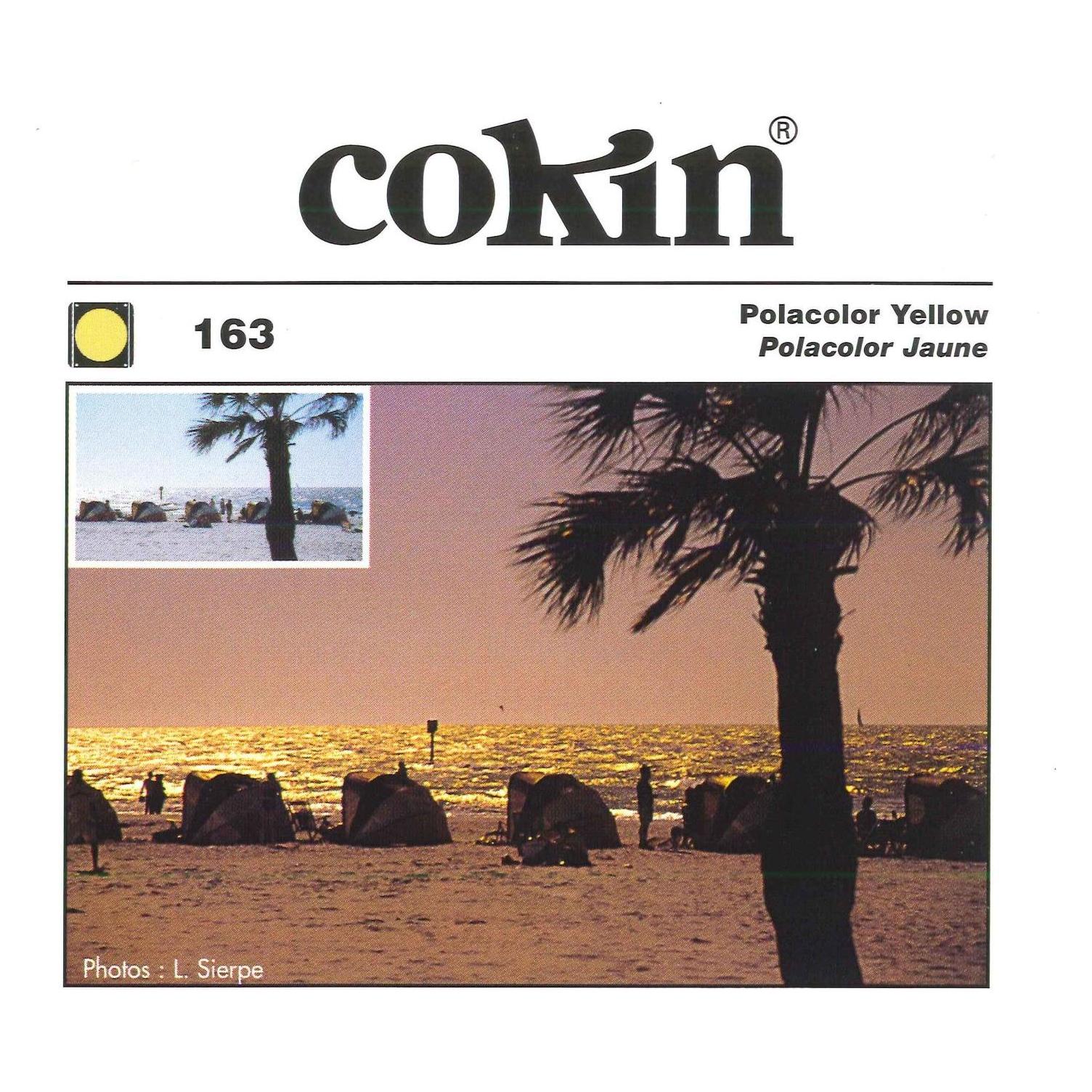Cokin Filter A163 Polacolor Yellow (67 mm, Farbfilter, Polarisationsfilter) (WA1T163)