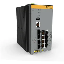 Allied Telesis AT IE340-12GT (12 Ports), Netzwerk Switch, Grau