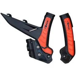 Racetech, Motorrad Zubehör, (RTECH) Rahmenschützer (Satz) Zweikomponenten-Supergrip für KTM EXC / EXCF 150 / 250 / 300