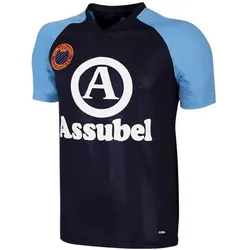 Copa Football, Herren, Fussballtrikot, Club Brugge Retro-Heimtrikot 1987/1988 (L), Blau